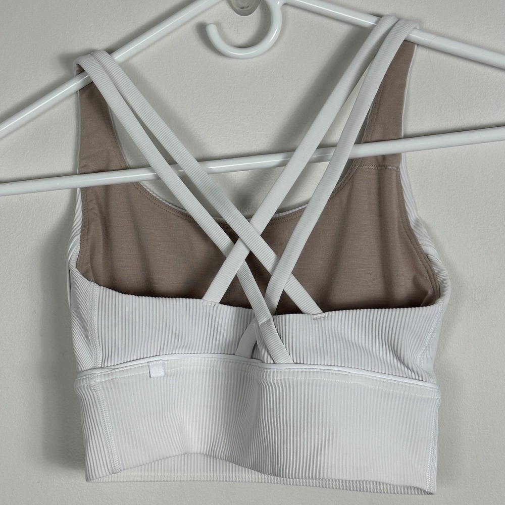 Lululemon Energy Longline Bra Ribbed Luxtremem Womens Size 4‎ Supportive W2BLIS - Picture 13 of 13
